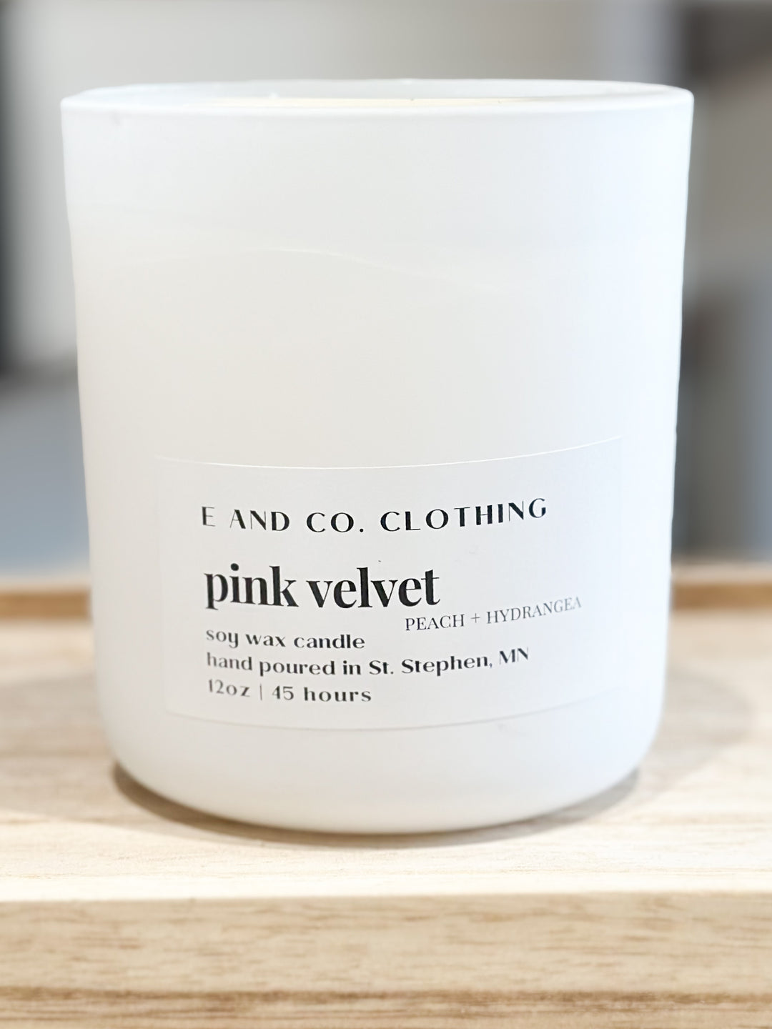 Pink Velvet Soy Candle