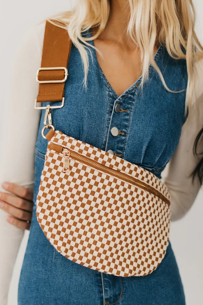 Westlyn Woven Bum Bag Wholesale - TOP SELLER: Cream main image 0