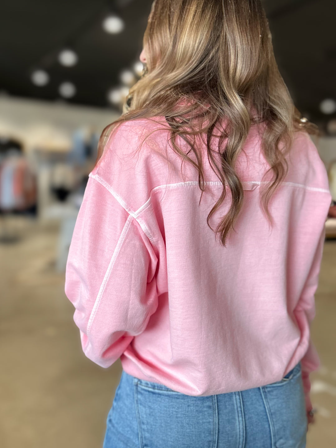 Sylvie Quarter Zip Sweatshirt