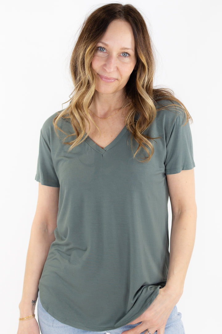 Elicia V Neck Tee