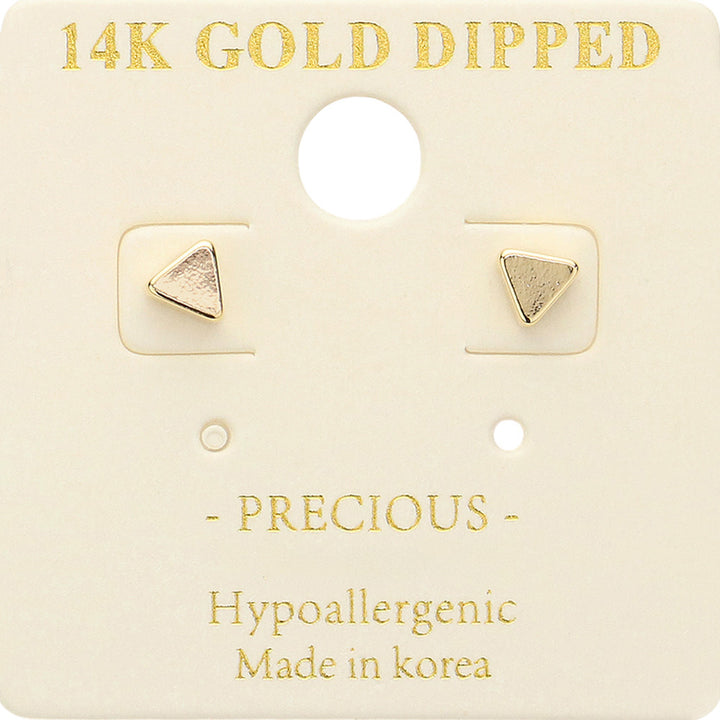 Mini Triangle Stud Earrings