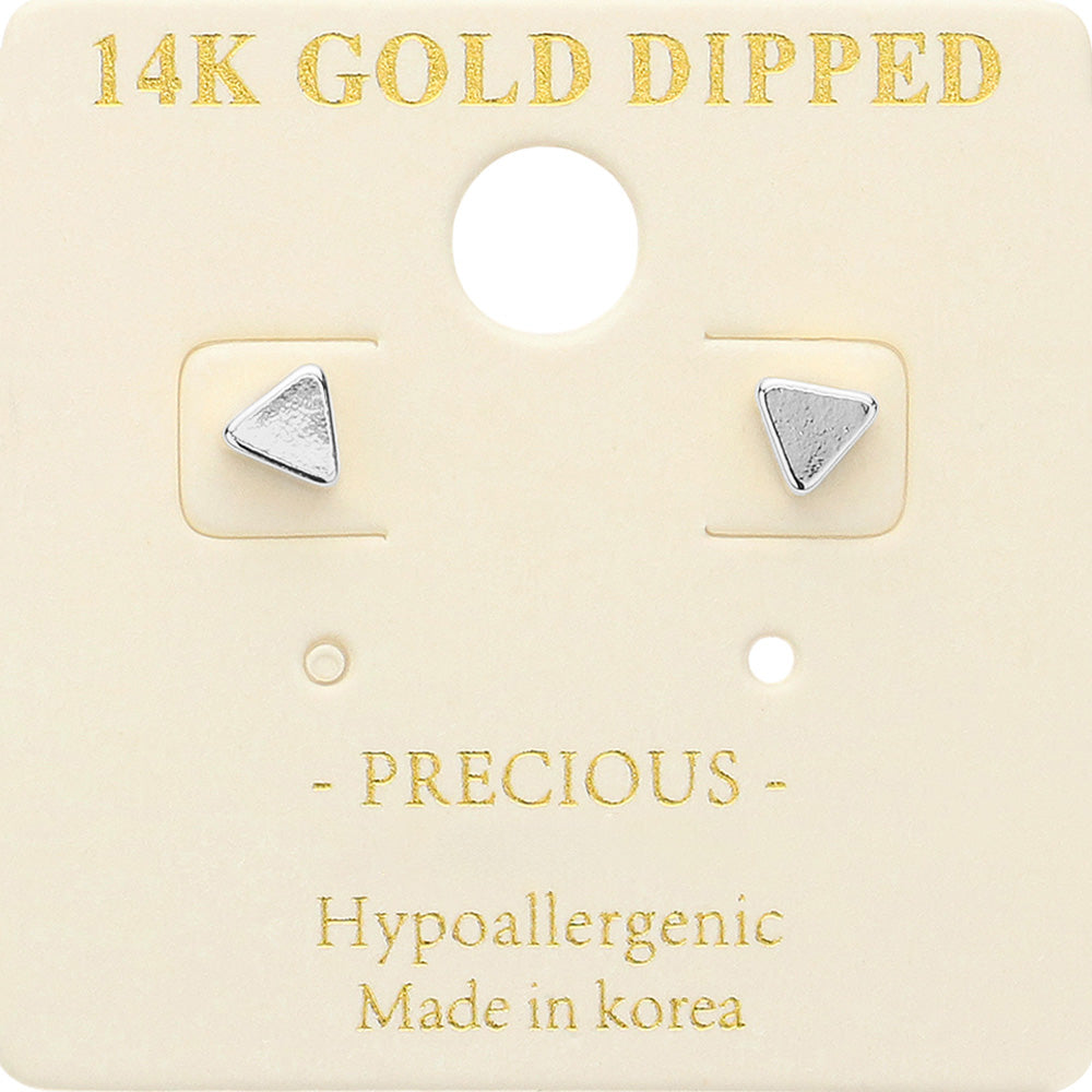 Mini Triangle Stud Earrings