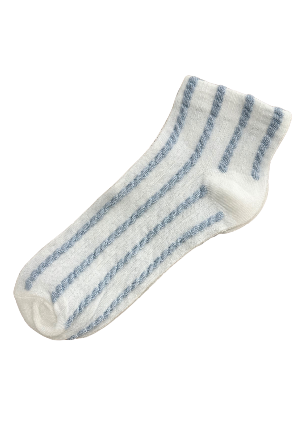 Yellow and Blue Floral Socks
