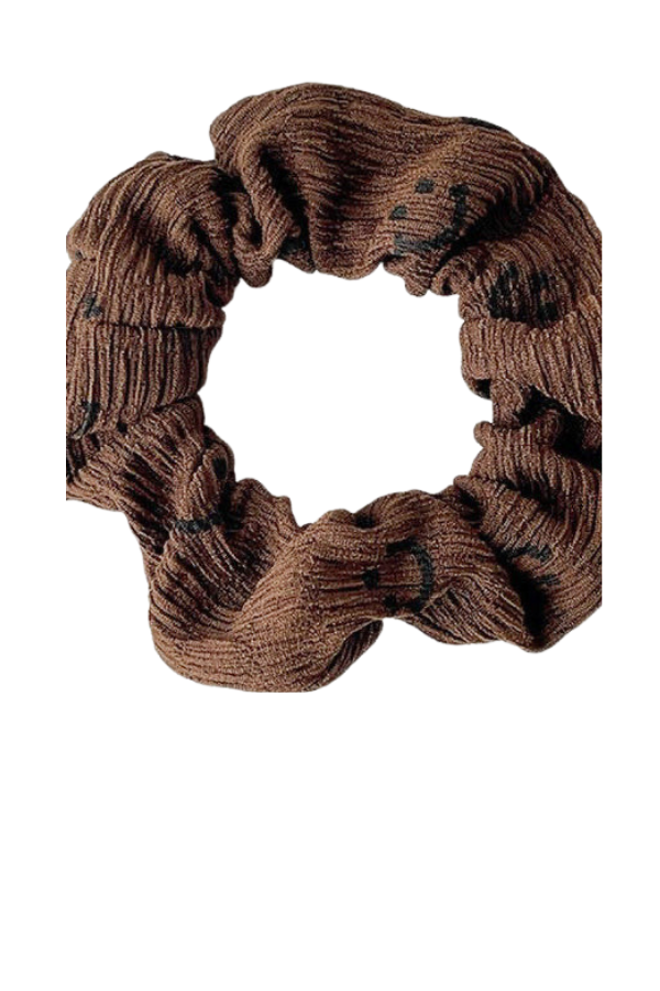 Smiley Face Hair Scrunchies