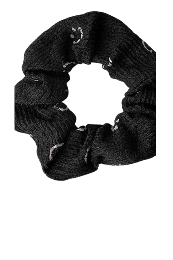 Smiley Face Hair Scrunchies