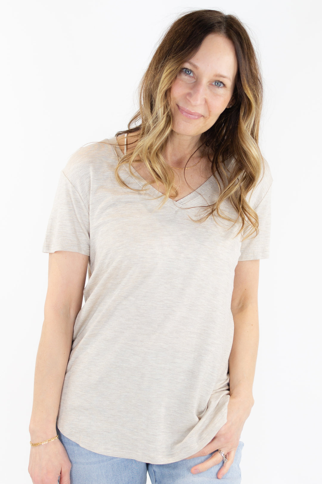 Elicia V Neck Tee