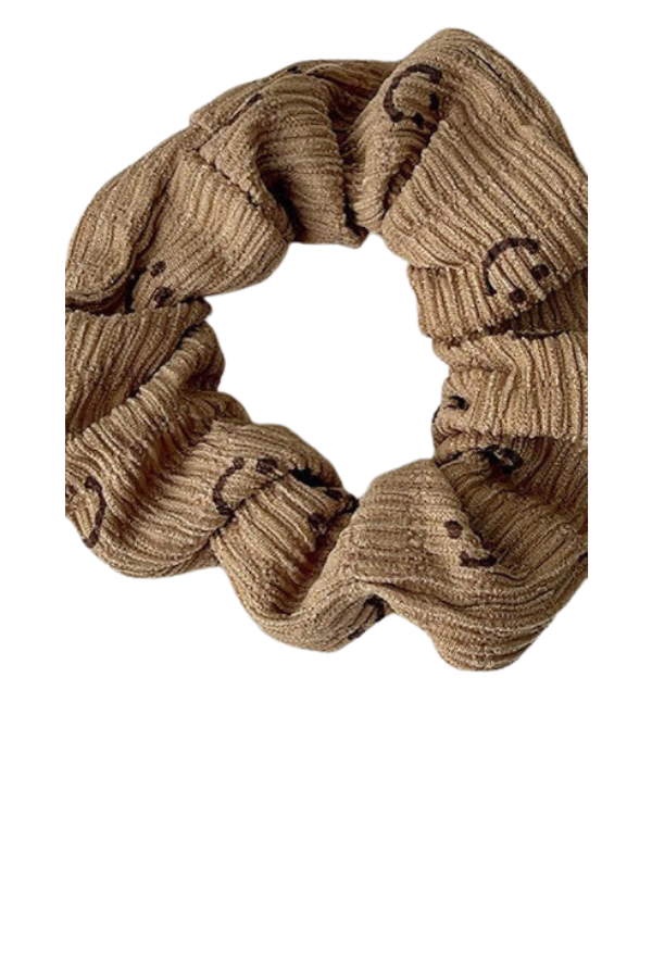 Smiley Face Hair Scrunchies