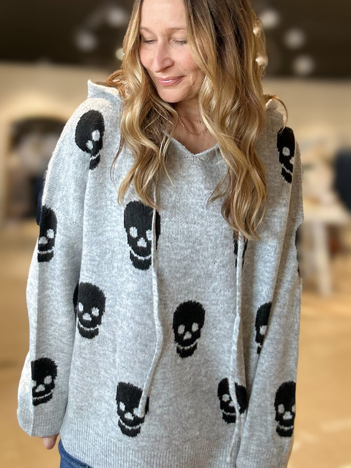 Skull Hooded Sweater