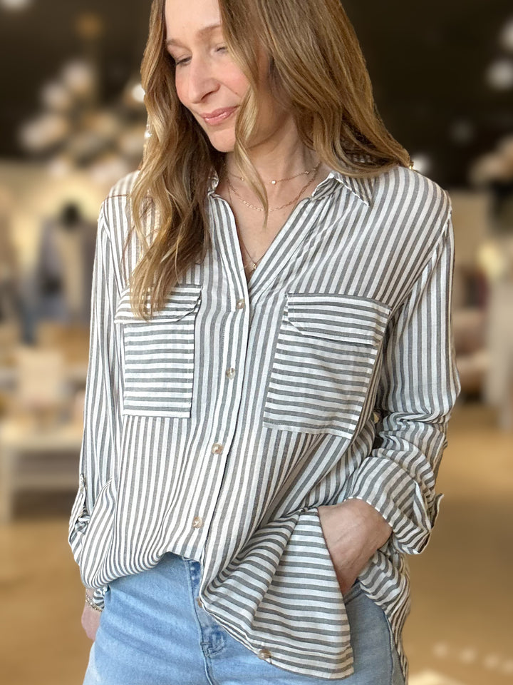 Simone Button Down Shirt