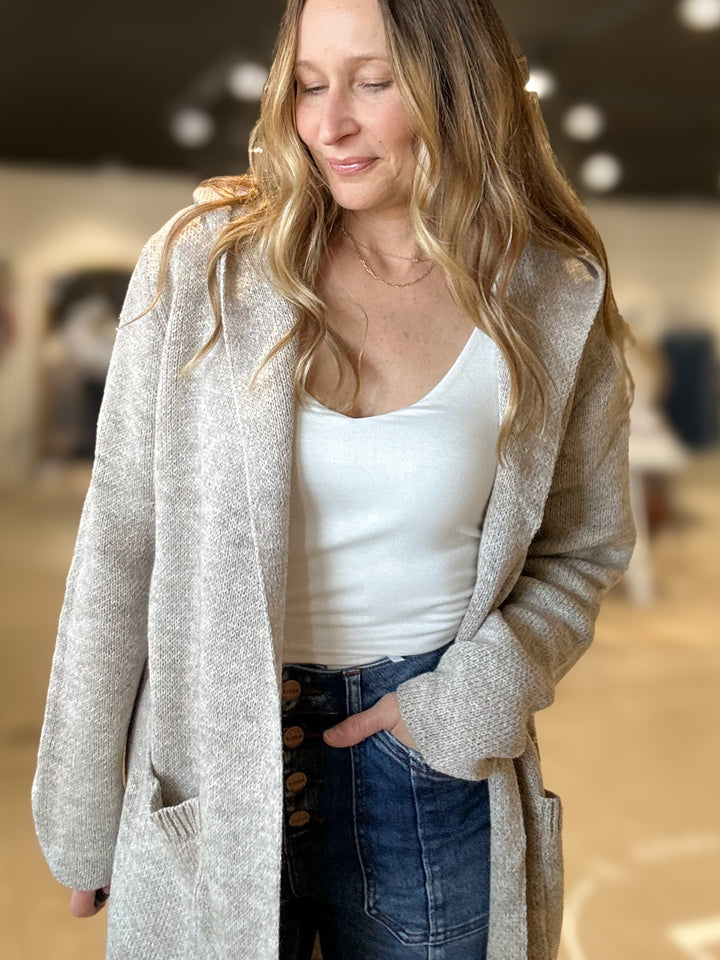 Quinn Hooded Cardigan