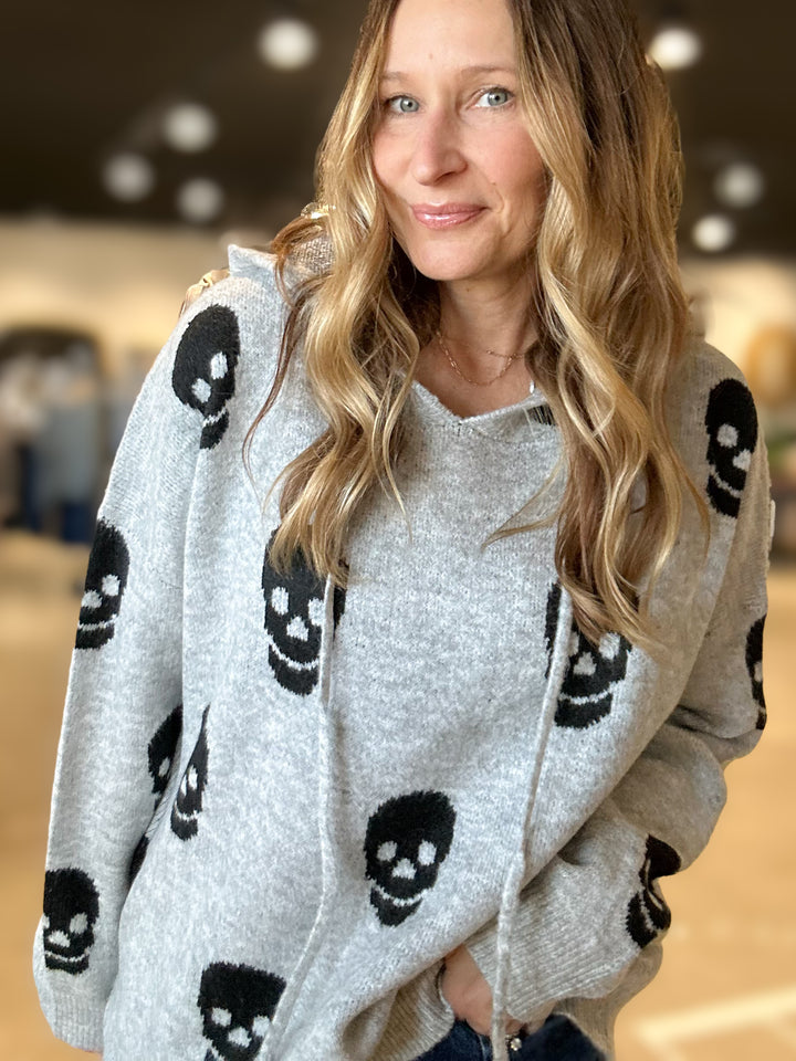 Skull Hooded Sweater