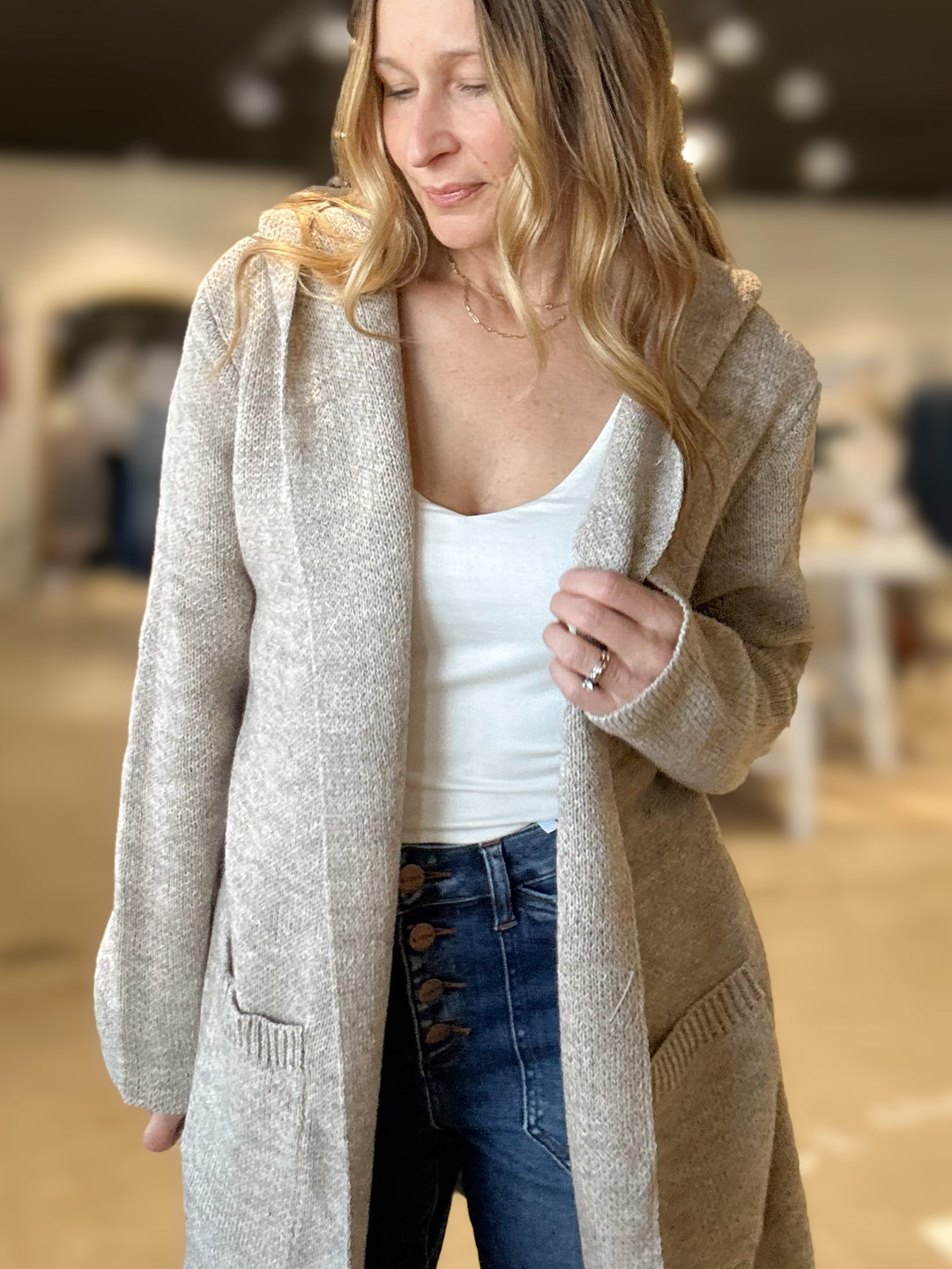Quinn Hooded Cardigan