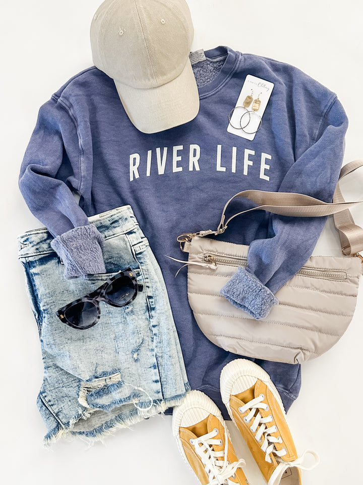 River Life Graphic Sweatshirt