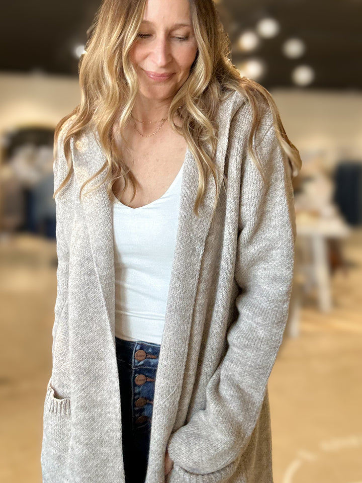 Quinn Hooded Cardigan