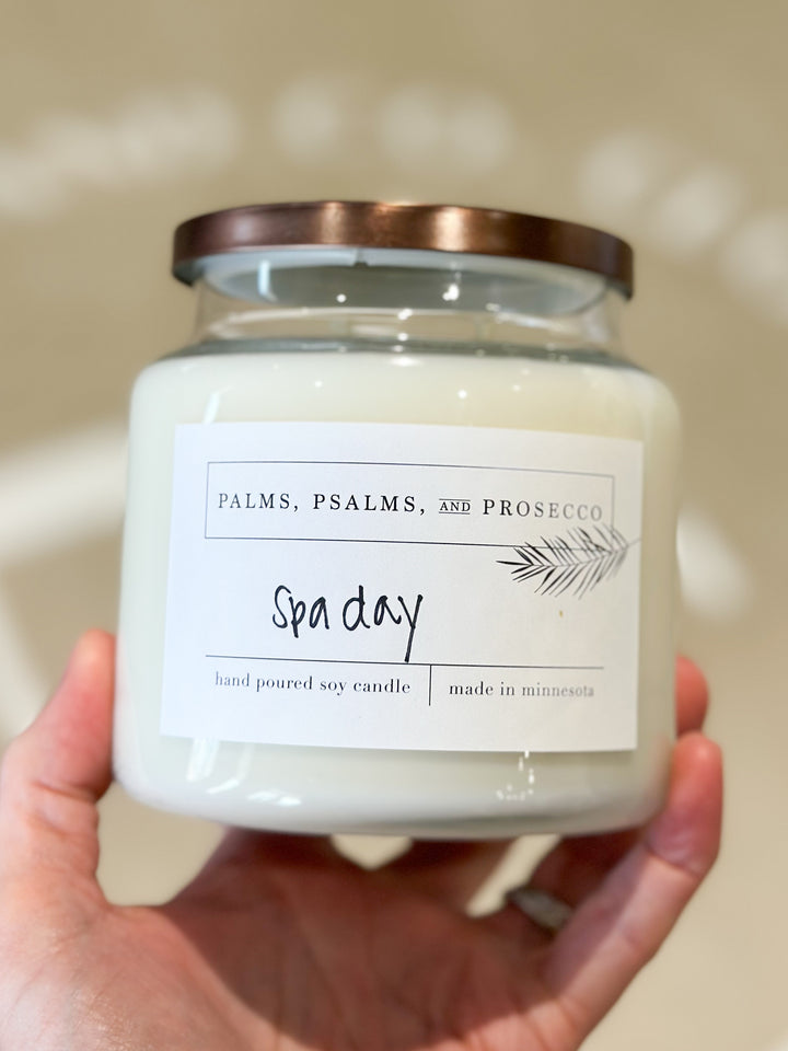 Spa Day Soy Candle and Wax Melts