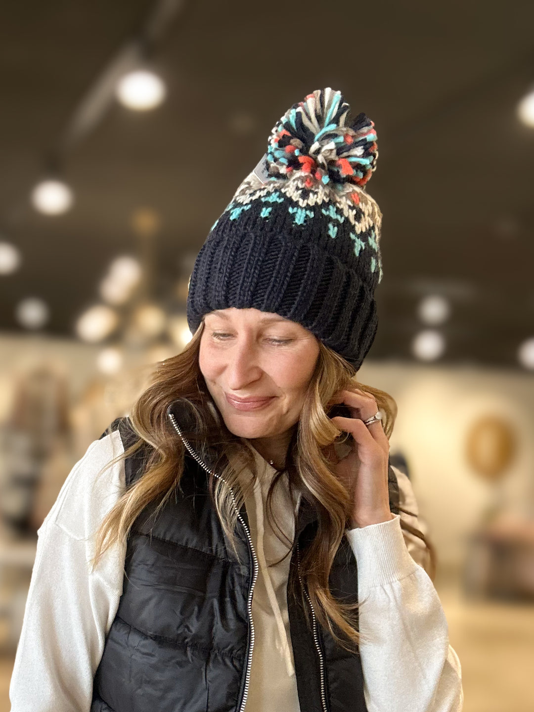 Miller Pom Pom Beanie