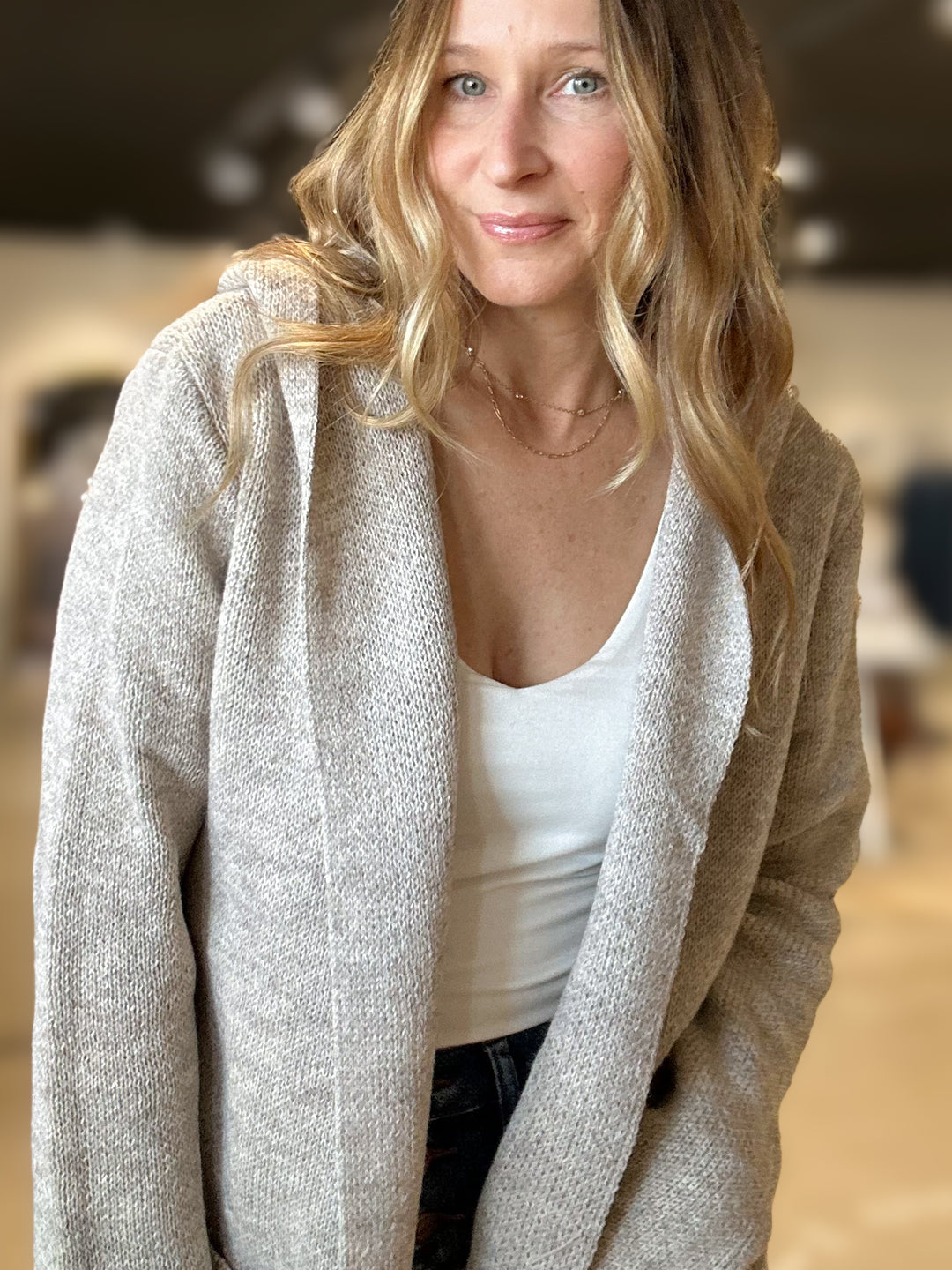 Quinn Hooded Cardigan