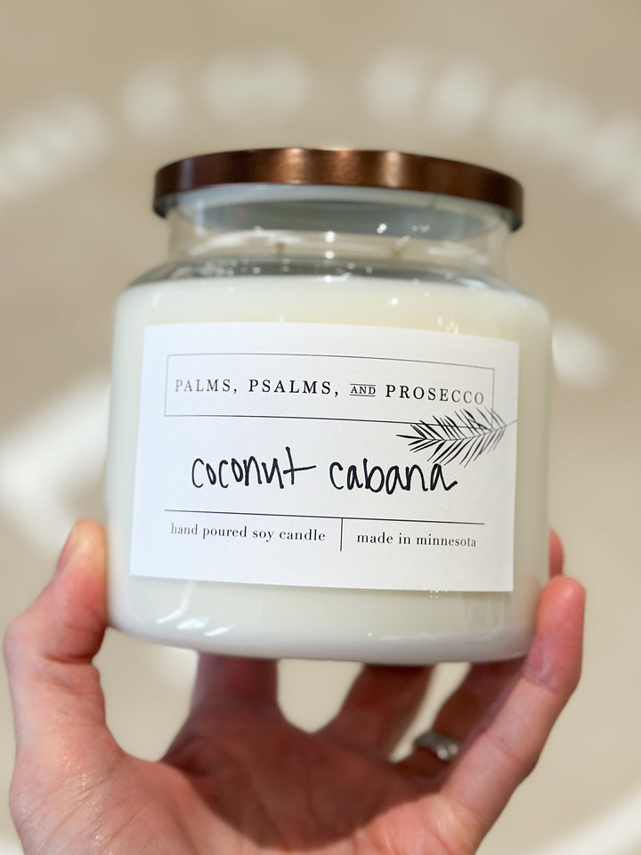 Coconut Cabana Soy Candle and Wax Melts