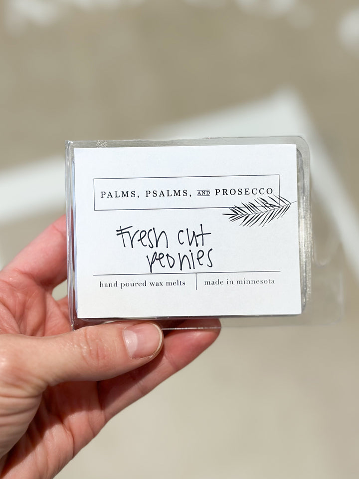 Fresh Cut Peonies Soy Candle and Wax Melts