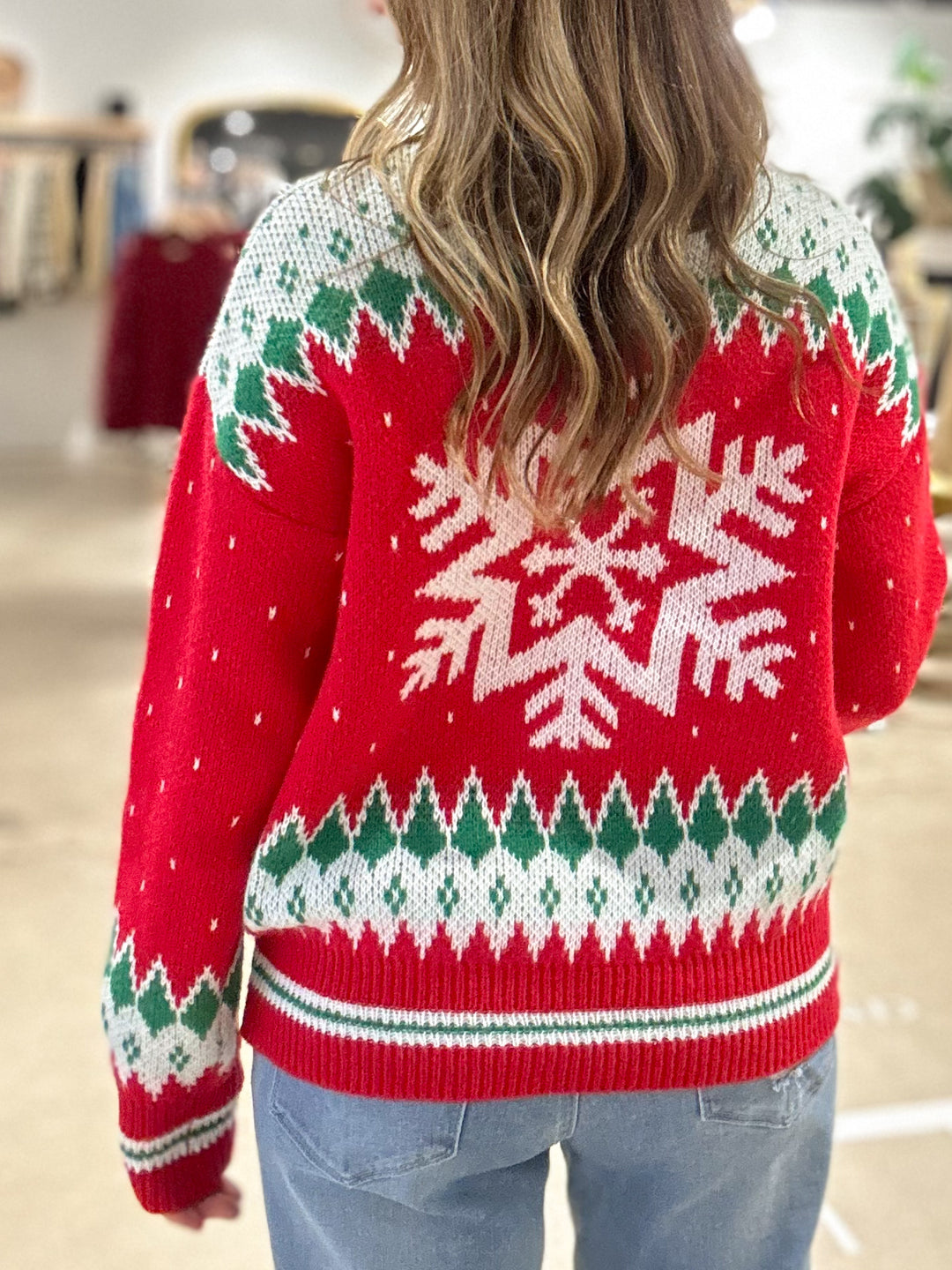 Vintage Snowflake Sweater