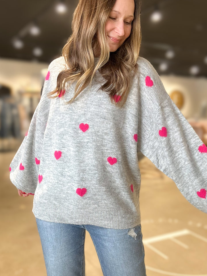 Heart On My Sleeve Sweater