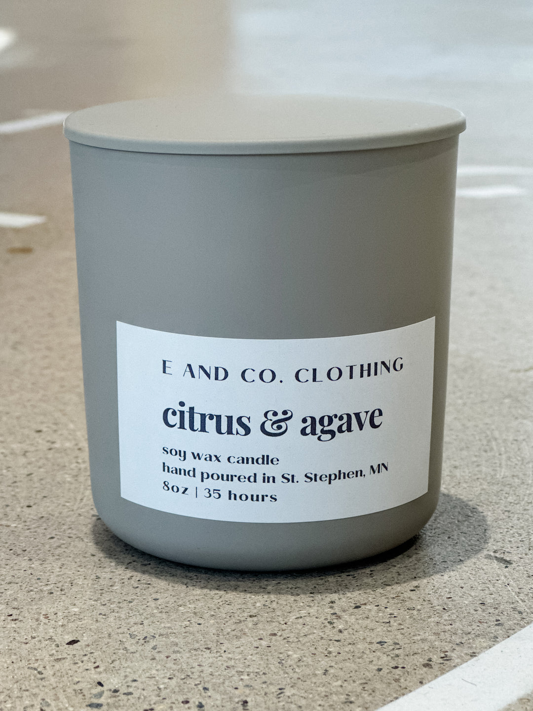 Citrus & Agave Soy Candle
