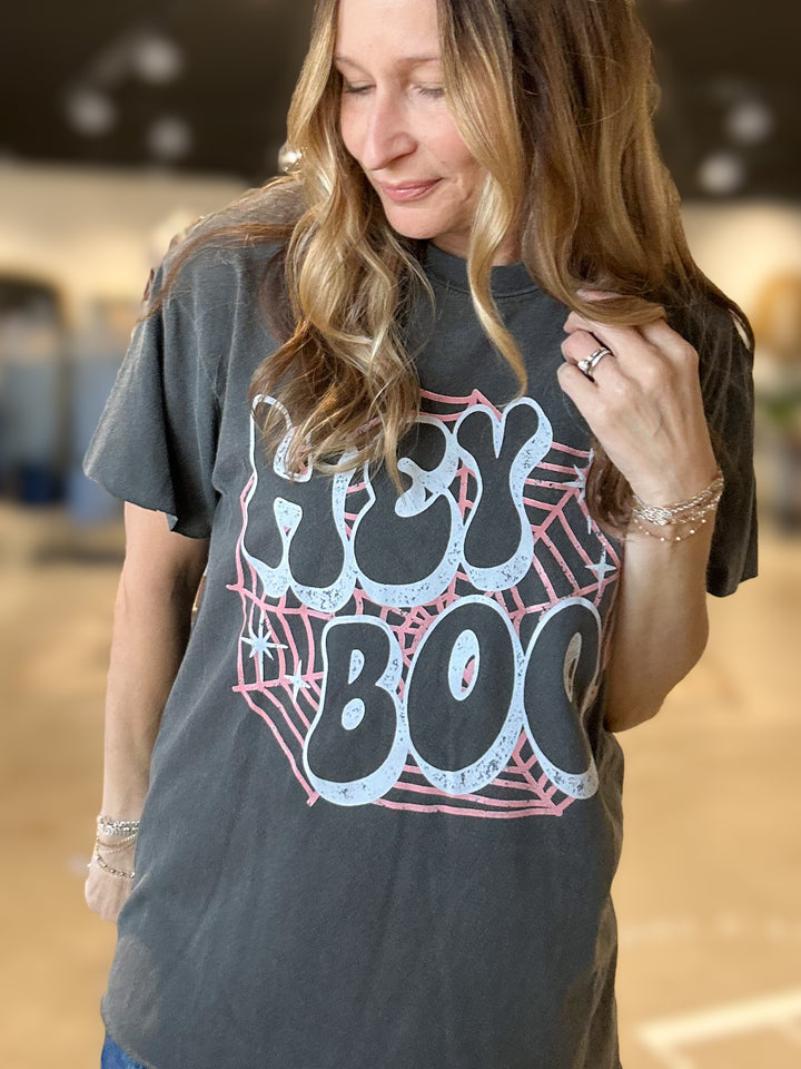 Hey Boo Graphic Tee