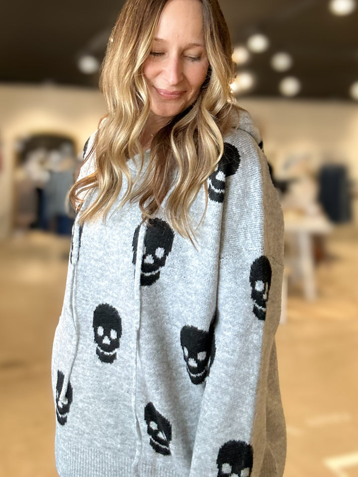 Skull Hooded Sweater