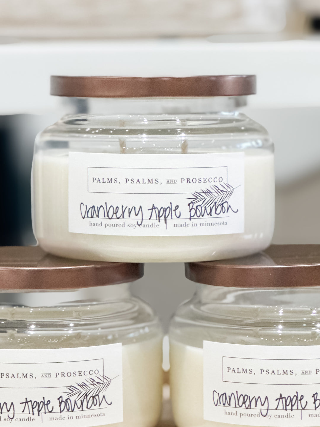 Cranberry Apple Bourbon Soy Candle