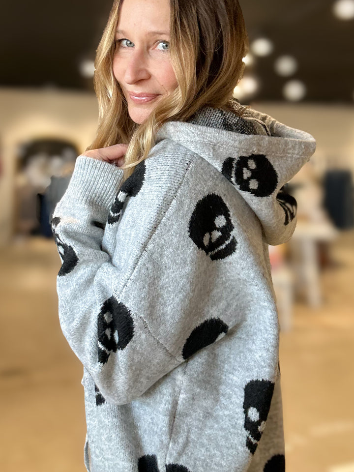 Skull Hooded Sweater