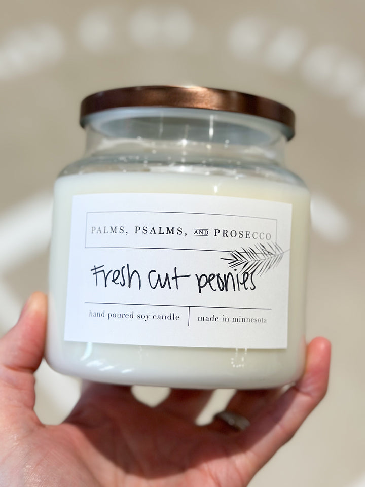 Fresh Cut Peonies Soy Candle and Wax Melts