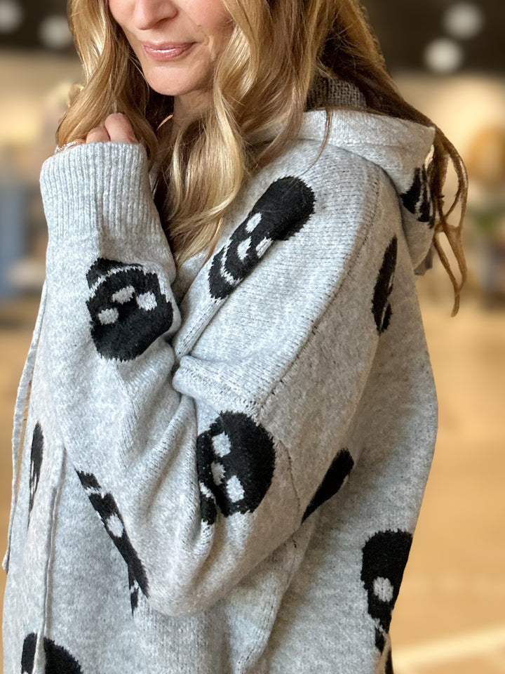 Skull Hooded Sweater