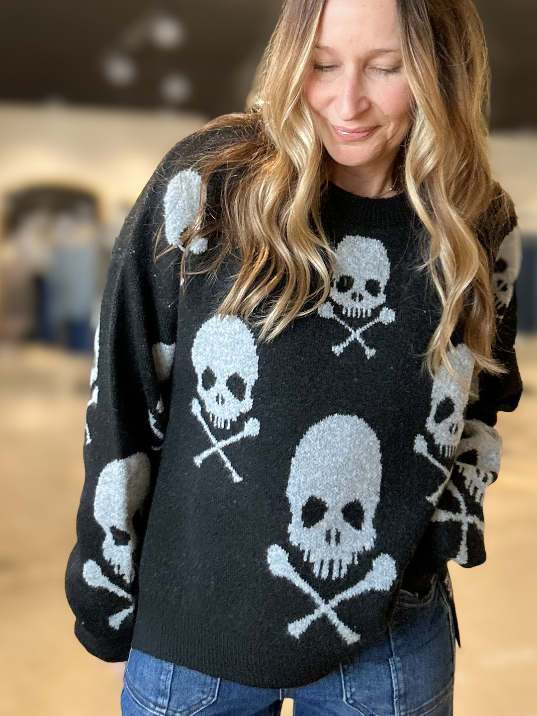 Skull Halloween Sweater