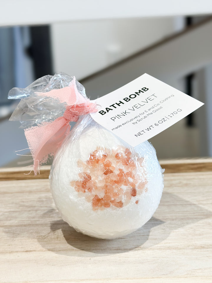 E and Co. Exclusive Pink Velvet Bath Bombs