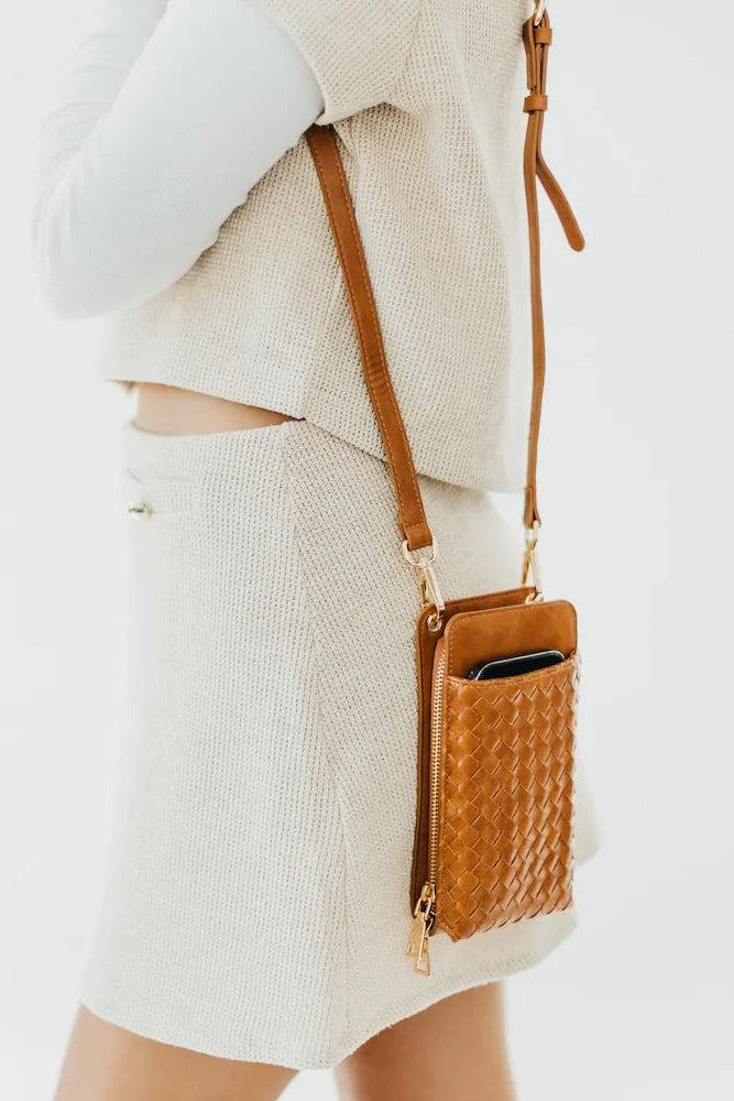 Woven Double Duty Phone Bag