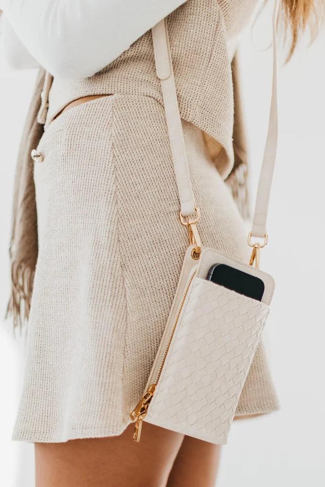 Woven Double Duty Phone Bag