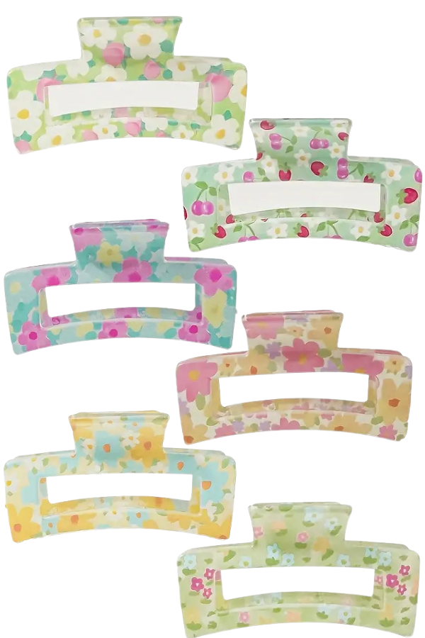 Flower Hair Claw
