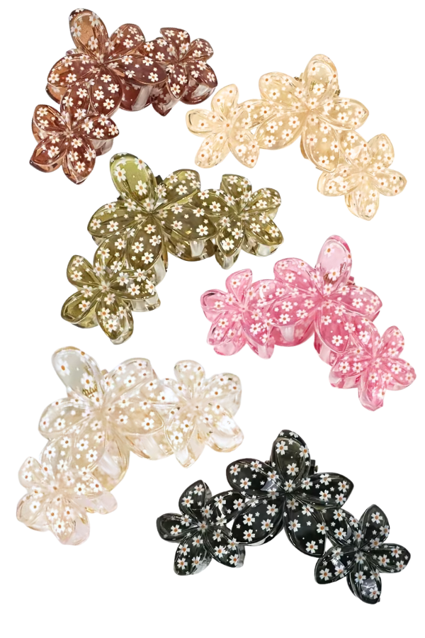Daisy Flower Hair Claw