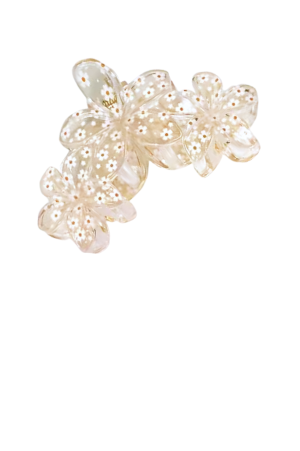Daisy Flower Hair Claw
