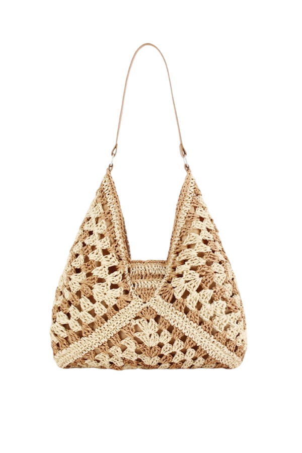 Leni Woven Shoulder Bag