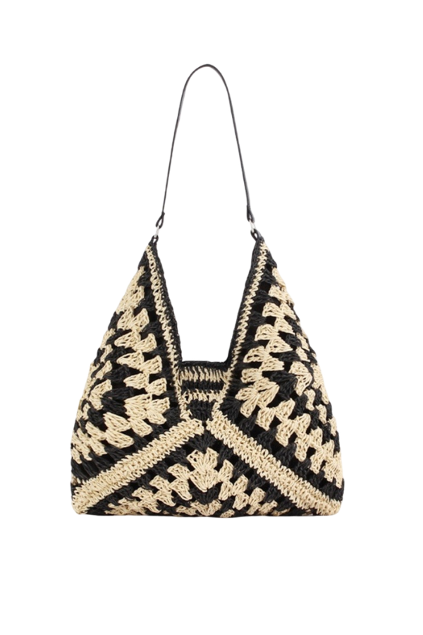 Leni Woven Shoulder Bag