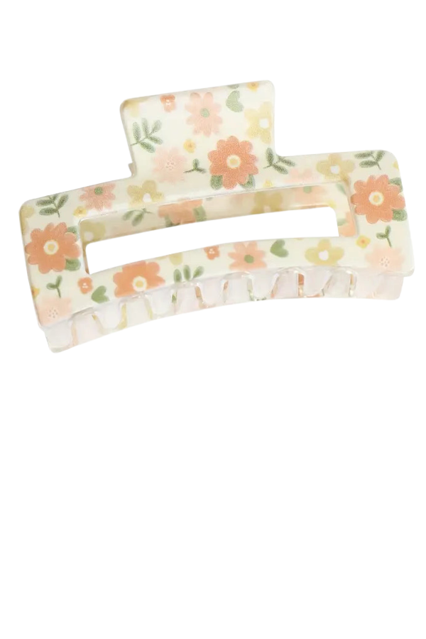 Floral Hair Claw