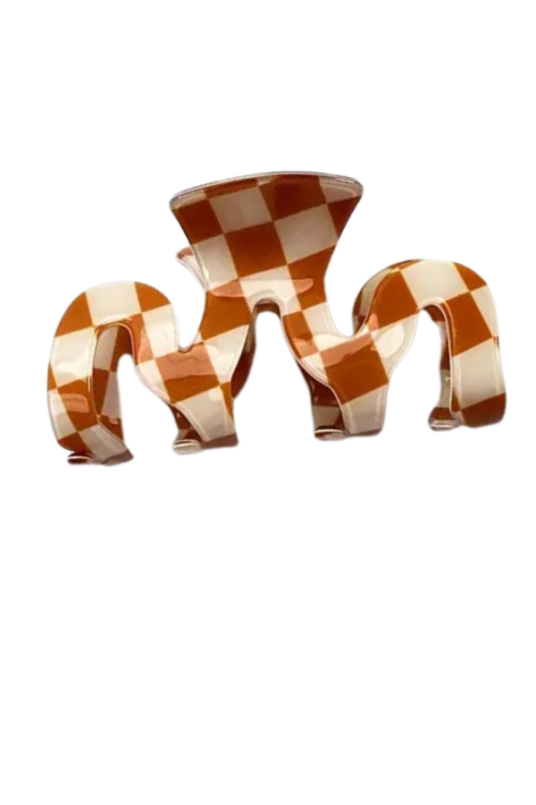 Checkerboard Hair Claw