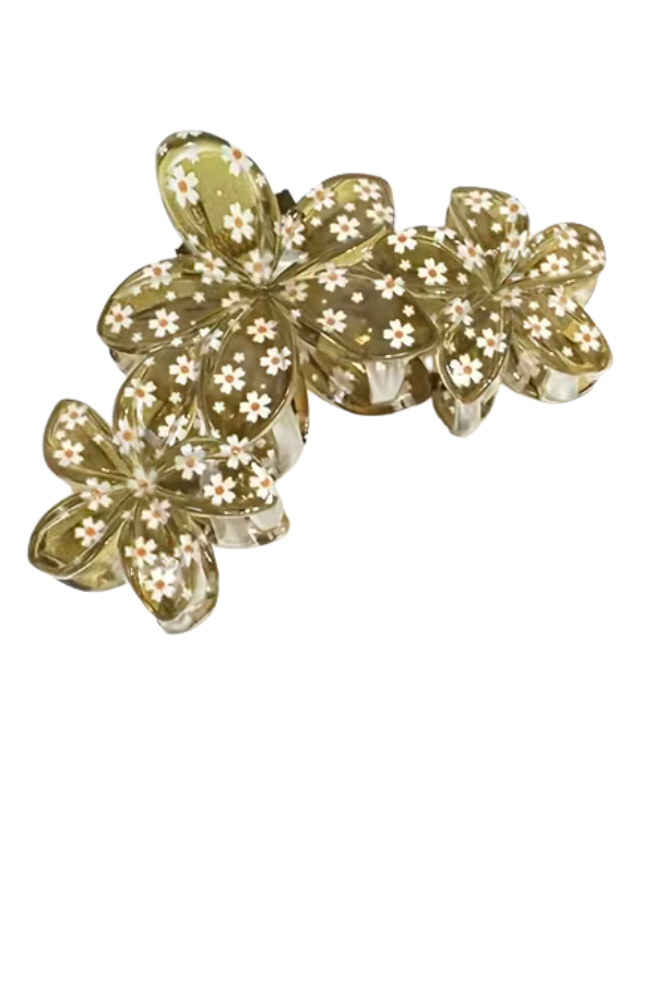 Daisy Flower Hair Claw
