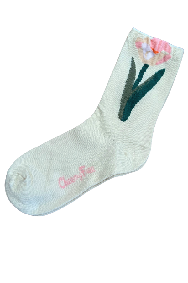 Springtime Tulip Socks