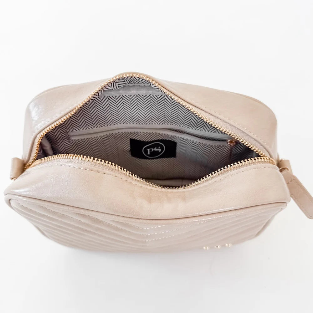 Coco Quilted Camara Crossbody Bag