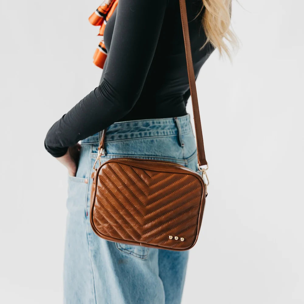 Coco Quilted Camara Crossbody Bag