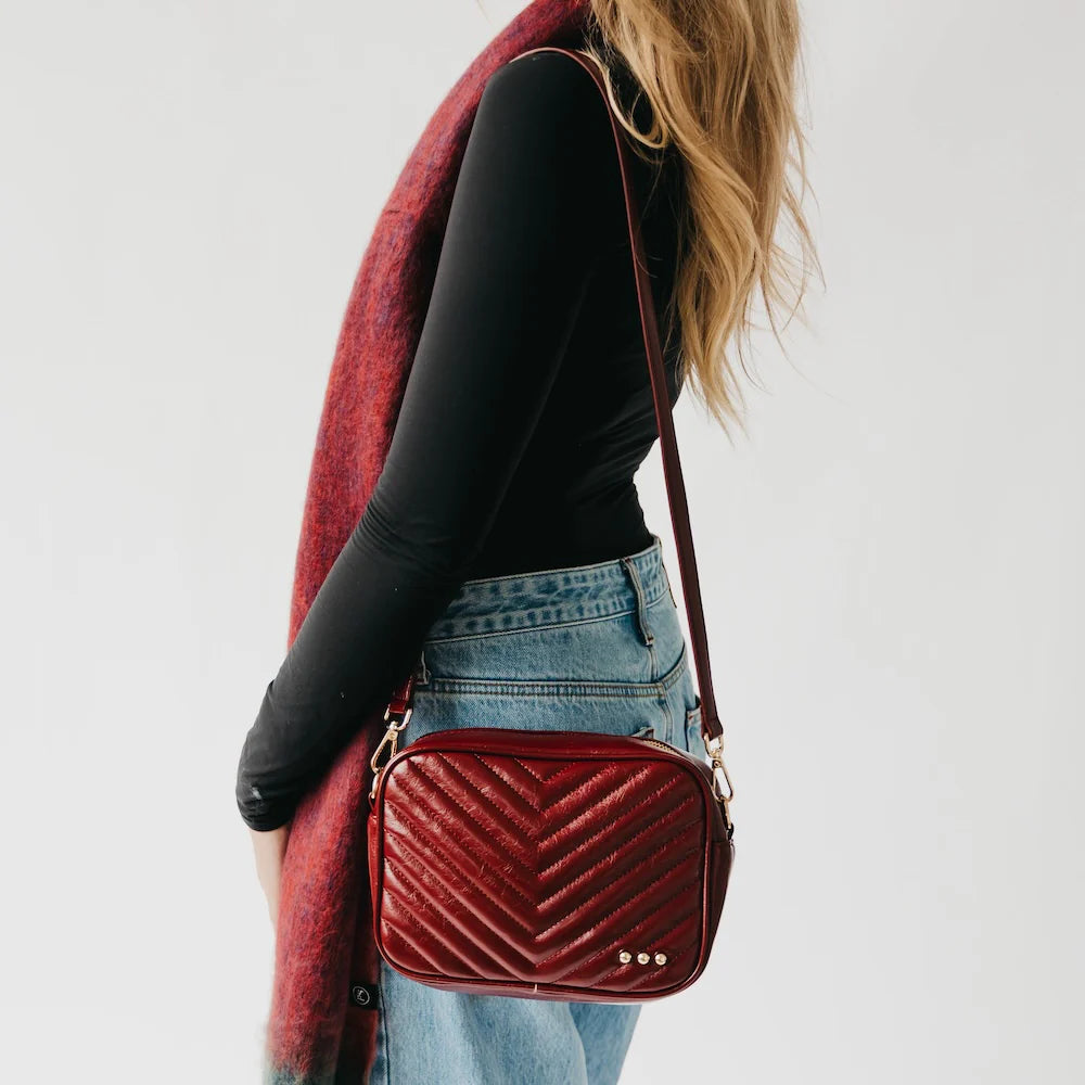 Coco Quilted Camara Crossbody Bag