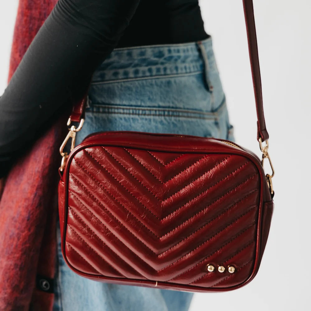 Coco Quilted Camara Crossbody Bag